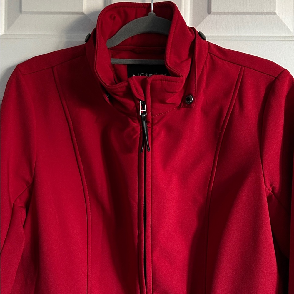 AJG SPORT Women's Red Coat US M